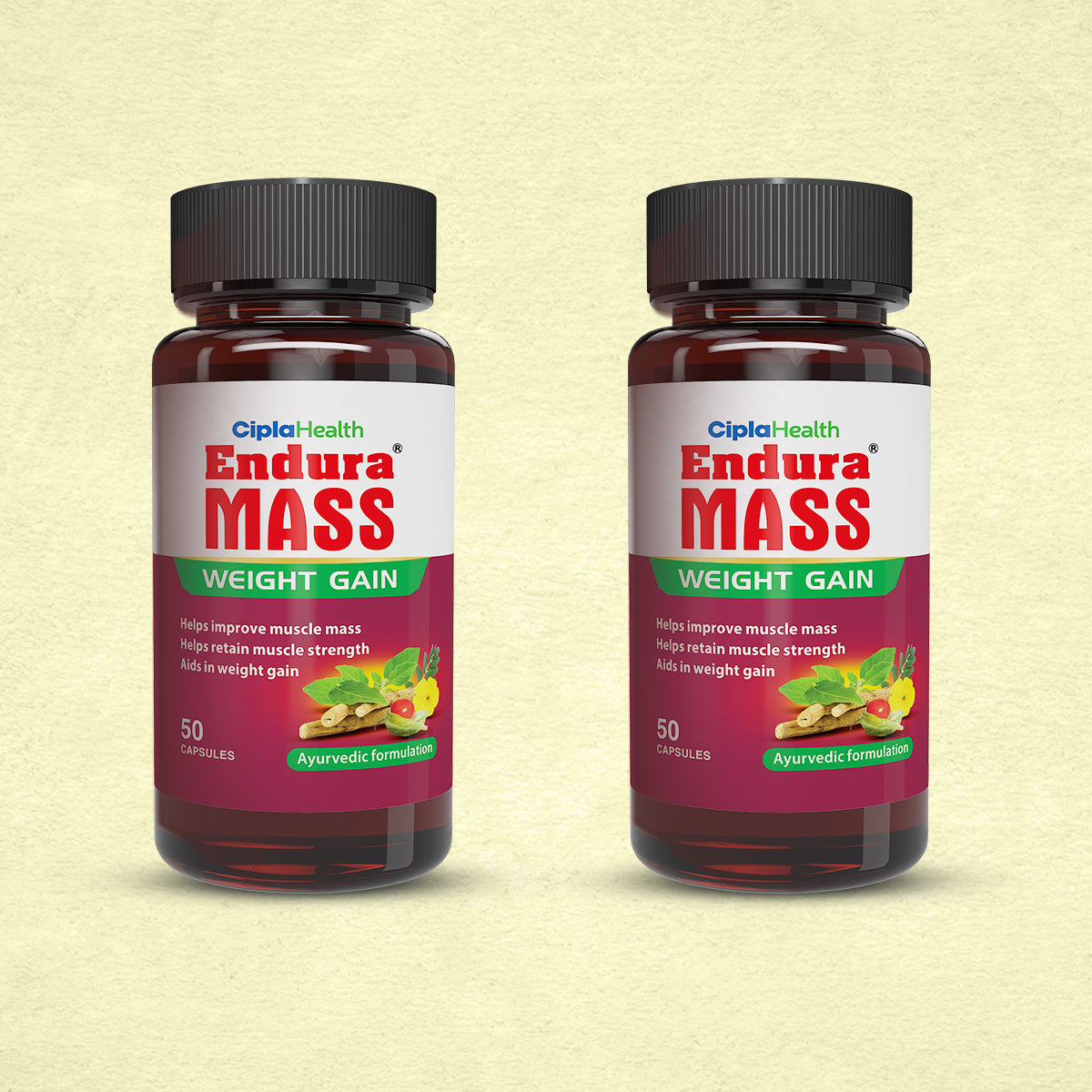 Endura Mass Weight Gain Capsule – Pack of 2