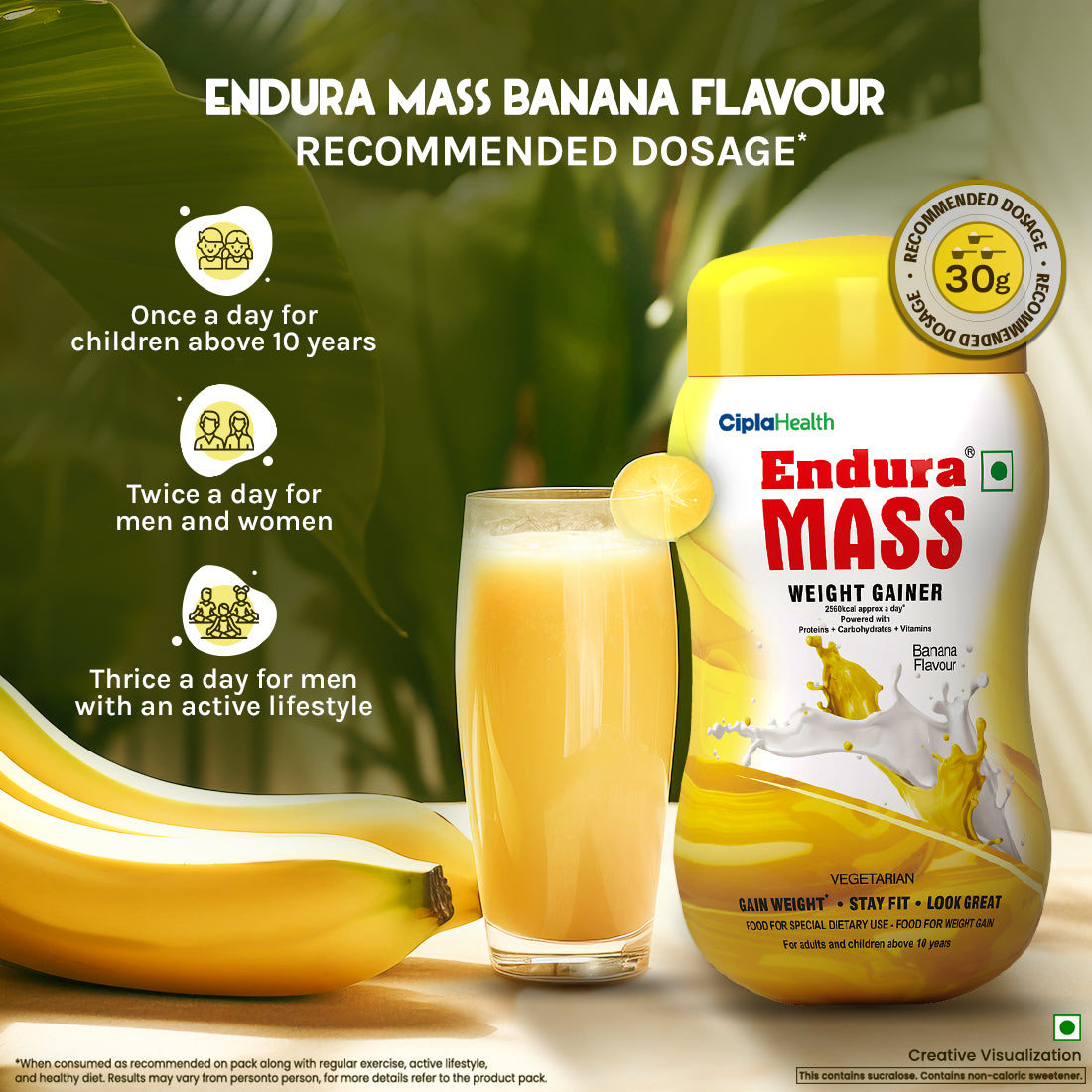 Endura Mass Banana - 550g